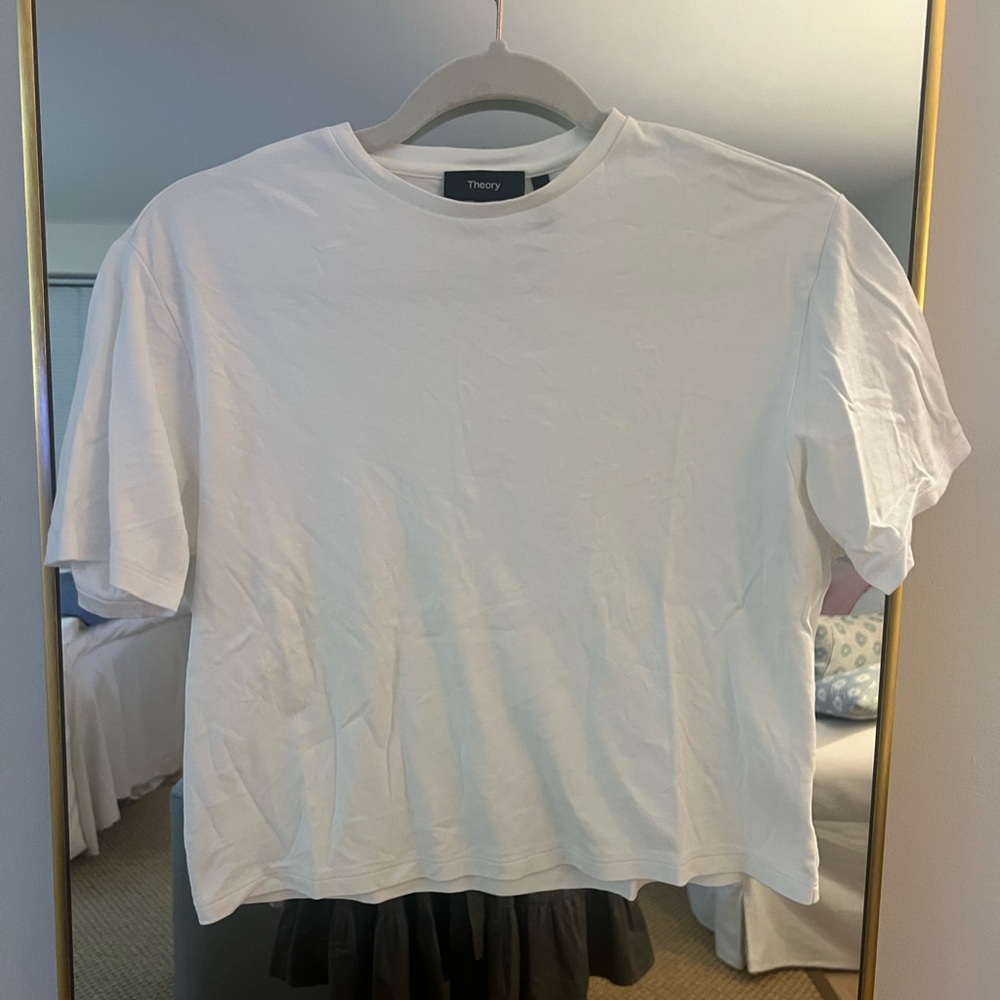 Theory White T Shirt